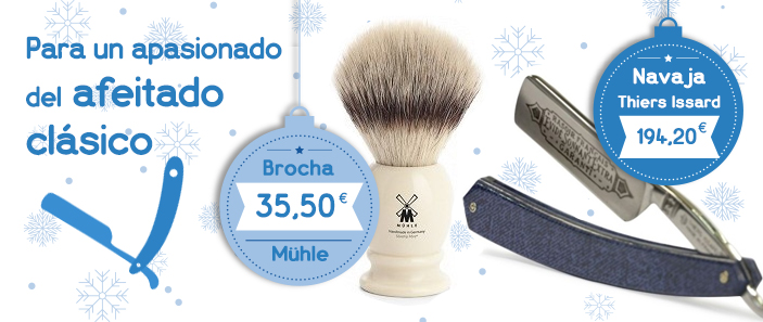 Ideas para regalos para hombres: afeitado clásico