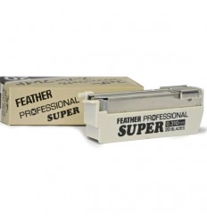 Cuchillas de Afeitar Feather - Super Profesional - Dispensador 20 Cuchillas