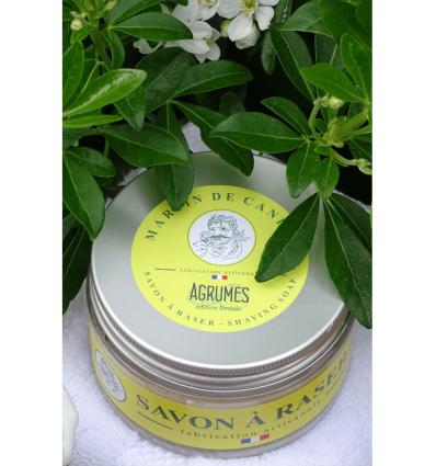 Jabón de Afeitar Martin de Candre - Agrumes (Limón) 200 g - comprar online elivelimenshop