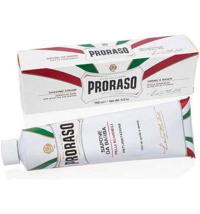 Crema de afeitar Proraso Té Verde y Avena 150 ml - comprar online elivelimenshop