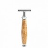 Set de Afeitado Clásico Mühle - Línea Purist - Madera de Abedul - Brocha de Tejón , Maquinilla Peine Cerrado - comprar online el