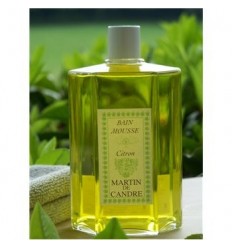 Gel de Baño Mousse Limón Natural 250 ml Frasco de Vidrio - Martin de Candre